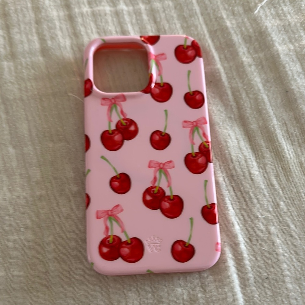 Velvet Caviar Pink Cherry Phone Case iPhone 14 Pro Max